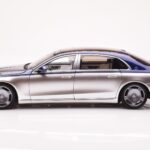Mercedes Maybach S680 W223 Nautical Bleu Cirrus Argent Almost Real 1:18 - image 4 of 8