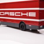 Mercedes O317 Porsche Transporter Rouge CMR 1:18 - image 3 of 12