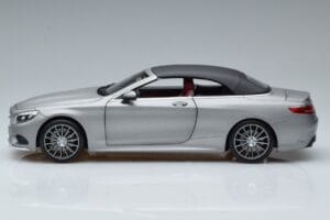 Mercedes S-Class A217 Cabriolet Gris Norev 1:18 B66960355 Métal — image 4 sur 8