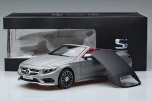 Mercedes S-Class A217 Cabriolet Gris Norev 1:18 B66960355 Métal — image 8 sur 8