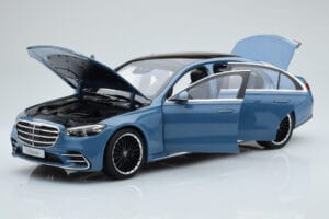 Mercedes S-Class W223 Vintage Bleu Norev 1:18 B66960828 Métal — image 2 sur 7