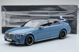 Mercedes S-Class W223 Vintage Bleu Norev 1:18 B66960828 Métal — image 7 sur 7