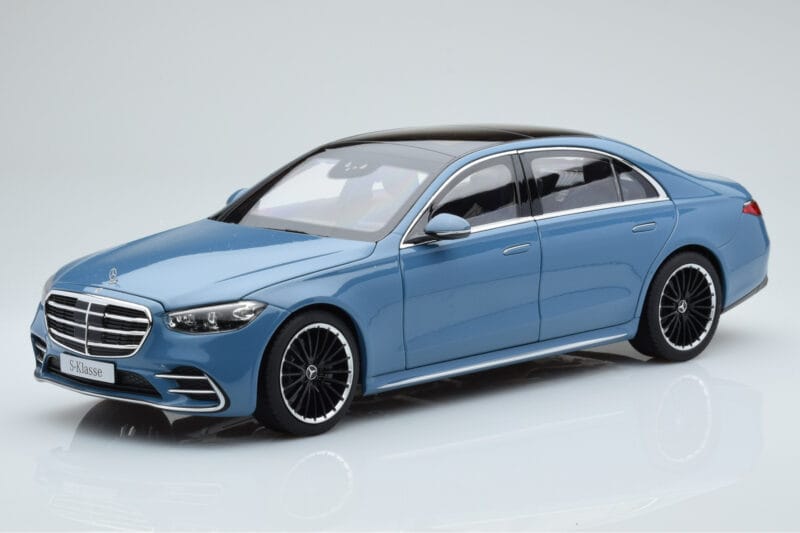 Mercedes S-Class W223 Vintage Bleu Norev 1:18