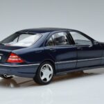 Mercedes S55 AMG W220 Bleu Norev 1:18 183817 Métal - image 3 of 7