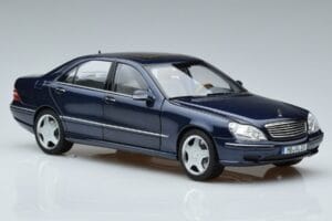 Mercedes S55 AMG W220 Bleu Norev 1:18 183817 Métal — image 5 sur 7