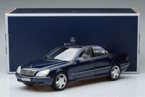 Mercedes S55 AMG W220 Bleu Norev 1:18 183817 Métal — image 7 sur 7