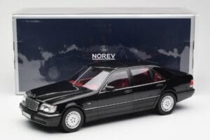 Mercedes S600 W140 Noir Norev 1:18 183722 Métal — image 8 sur 8