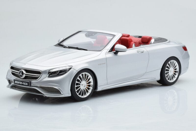 Mercedes AMG S65 A217 Cabriolet Argent GT Spirit 1:18