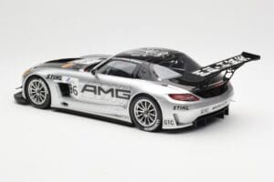 Mercedes SLS AMG GT3 #96 M. Hakkinen AMG Customer Sports 6 Hours of Zhuhai ILMC 2011 Minichamps 1:18 B66960197 Métal — image 5 sur 6