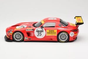 Mercedes SLS AMG GT3 #35 Team Black Falcon T. Heyer / Jafer / Lemeret 24 Hours of Spa 2011 Minichamps 1:18 151113135 Métal — image 3 sur 6