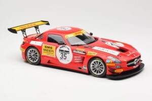 Mercedes SLS AMG GT3 #35 Team Black Falcon T. Heyer / Jafer / Lemeret 24 Hours of Spa 2011 Minichamps 1:18 151113135 Métal — image 4 sur 6