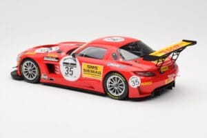 Mercedes SLS AMG GT3 #35 Team Black Falcon T. Heyer / Jafer / Lemeret 24 Hours of Spa 2011 Minichamps 1:18 151113135 Métal — image 5 sur 6