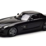 Mercedes SLS AMG Obsidian Noir Métallique Minichamps 1:18