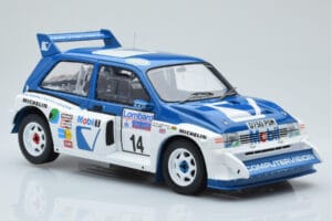 MG Metro 6R4 #14 D. Llewellin / P. Short RAC Rally 1986 IXO 1:18 18RMC068C Métal — image 4 sur 6