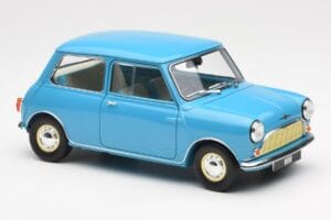 Morris Mini Minor Bleu Kyosho 1:18 08964BL Métal — image 6 sur 8