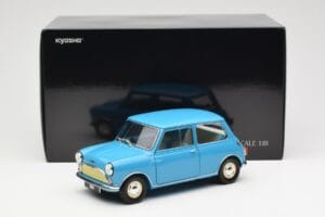 Morris Mini Minor Bleu Kyosho 1:18 08964BL Métal — image 8 sur 8