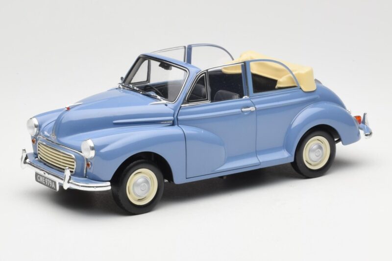 Morris Minor Cabriolet Bleu Minichamps 1:18