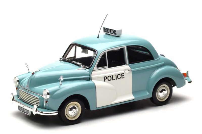 Morris Minor Police Bleu & Blanc Minichamps 1:18