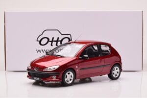 Peugeot 206 S16 Rouge Otto 1:18 OT1039 Résine — image 6 sur 6