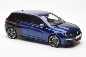 Peugeot 308 GTI Magnetic Bleu Noir Otto 1:18 OT922 Résine — image 4 sur 6