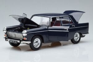 Peugeot 404 Bleu Norev 1:18 184836 Métal — image 2 sur 7