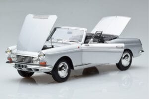 Peugeot 404 Cabriolet Argent Norev 1:18 184835 Métal — image 2 sur 8