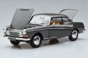 Peugeot 404 Coupé Graphite Gris Norev 1:18 184834 Métal — image 2 sur 7