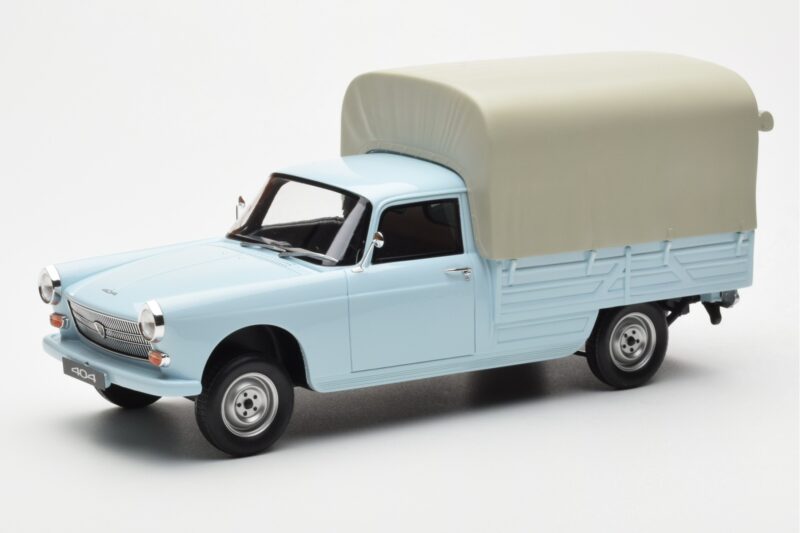 Peugeot 404 Pick-up Bache Bleu Pastel Otto 1:18