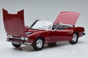 Peugeot 504 Cabriolet Rouge Norev 1:18 184818 Métal — image 2 sur 8