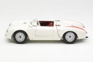 Porsche 550 Spyder Édition 70 Ans Blanc Schuco 1:18 450033300 Métal — image 4 sur 8
