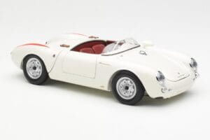 Porsche 550 Spyder Édition 70 Ans Blanc Schuco 1:18 450033300 Métal — image 6 sur 8