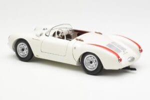 Porsche 550 Spyder Édition 70 Ans Blanc Schuco 1:18 450033300 Métal — image 7 sur 8