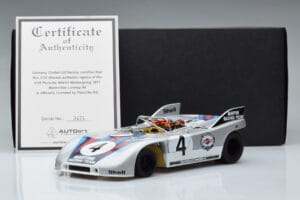Porsche 908/03 #4 V. Elford / G. Larrousse 1000km Nurburgring 1971 AUTOart 1:18 87181 Métal — image 8 sur 8