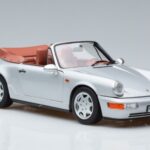 Porsche 911 964 Carrera 2 Cabriolet Argent Norev 1:18 187330 Métal - image 5 of 7