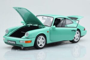 Porsche 911 964 Carrera 2 Mint Vert Norev 1:18 187327 Métal — image 2 sur 8