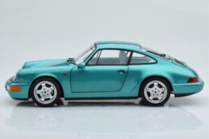 Porsche 911 964 Carrera 2 Wimbledon Vert Norev 1:18 187329 Métal — image 5 sur 8