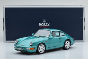 Porsche 911 964 Carrera 2 Wimbledon Vert Norev 1:18 187329 Métal — image 8 sur 8