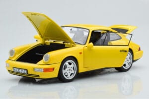Porsche 911 964 Carrera 2 Jaune Norev 1:18 187328 Métal — image 2 sur 8