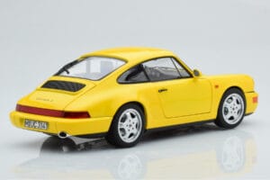 Porsche 911 964 Carrera 2 Jaune Norev 1:18 187328 Métal — image 4 sur 8