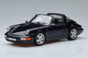 Porsche 911 964 Carrera 4 Targa Bleu Norev 1:18 187340 Métal