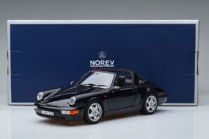 Porsche 911 964 Carrera 4 Targa Bleu Norev 1:18 187340 Métal — image 8 sur 8