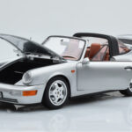 Porsche 911 964 Carrera 4 Targa Polar Argent Norev 1:18 - image 2 of 9