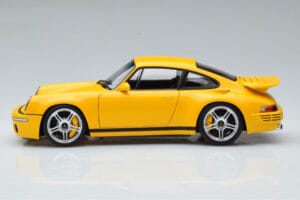 Porsche 911 964 RUF CTR Anniversary Blossom Jaune Almost Real 1:18 880301 Métal — image 5 sur 8