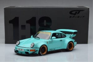 Porsche 911 964 RWB Tiffany Bleu GT Spirit 1:18 GT875 Résine — image 6 sur 6