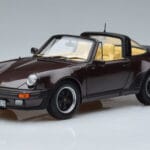 Porsche 911 964 Turbo Targa Marron Norev 1:18 187665 Métal