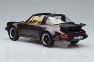 Porsche 911 964 Turbo Targa Marron Norev 1:18 187665 Métal — image 7 sur 8