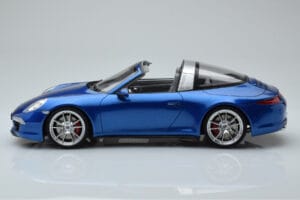 Porsche 911 991 4S Targa Bleu GT Spirit 1:18 GT037 Résine — image 3 sur 5