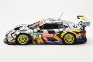 Porsche 911 991.2 GT3 R #69 Team Iron Force Racing Ring Police L. Luhr / M. Holzer ADAC GT Masters 2019 Minichamps 1:18 15319 — image 3 sur 6