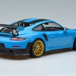Porsche 911 991.2 GT3 RS Weissach Package Miami Bleu Jantes Or Minichamps 1:18 153068310 Métal - image 2 of 6