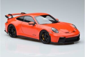 Porsche 911 992 GT3 Orange Norev 1:18 187300 Métal — image 5 sur 7